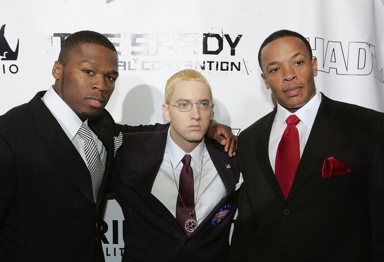 50 Cent, Eminem and Dr Dre